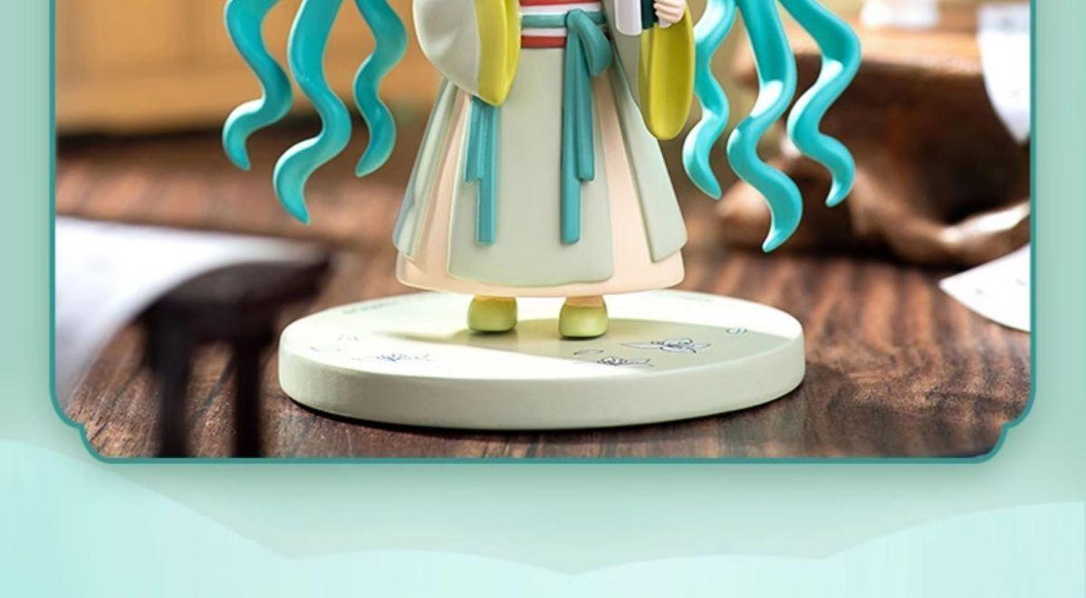 Hot Hatsune Miku Animation Game Blind Box Toys Hanfu Chinese Traditional Cloth Q-Version Anime Figures Action Model Collection popular