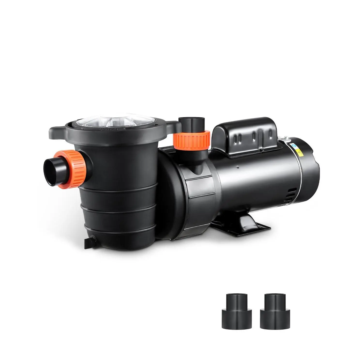 【Black Friday】VEVOR 2HP/0.44HP Dual Speed Above Ground Pool Pump - High/Low Flow (118 GPM 56 ft Lift/57 GPM 14 ft Lift), 110V 3450 RPM, Strainer Basket, 122F Max Temp for Hot Tubs Spas
