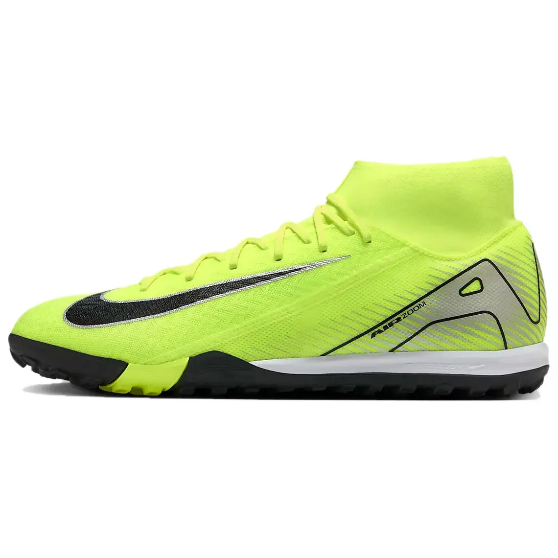 Nike Superfly 10 Academy Men's Green Speed Cleats - Comfortable, Durable Sports Shoes for Training, Outdoor Use, House White Official Maison Mihara Soccer Shoes