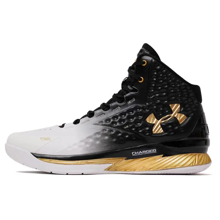 Under Armour Curry 1 MVP High-Top Basketball Shoes for Men – Comfortable Round-Toe Design with Fabric, Synthetic Leather, and TPU Verifiable, with credentials and supporting global authentication