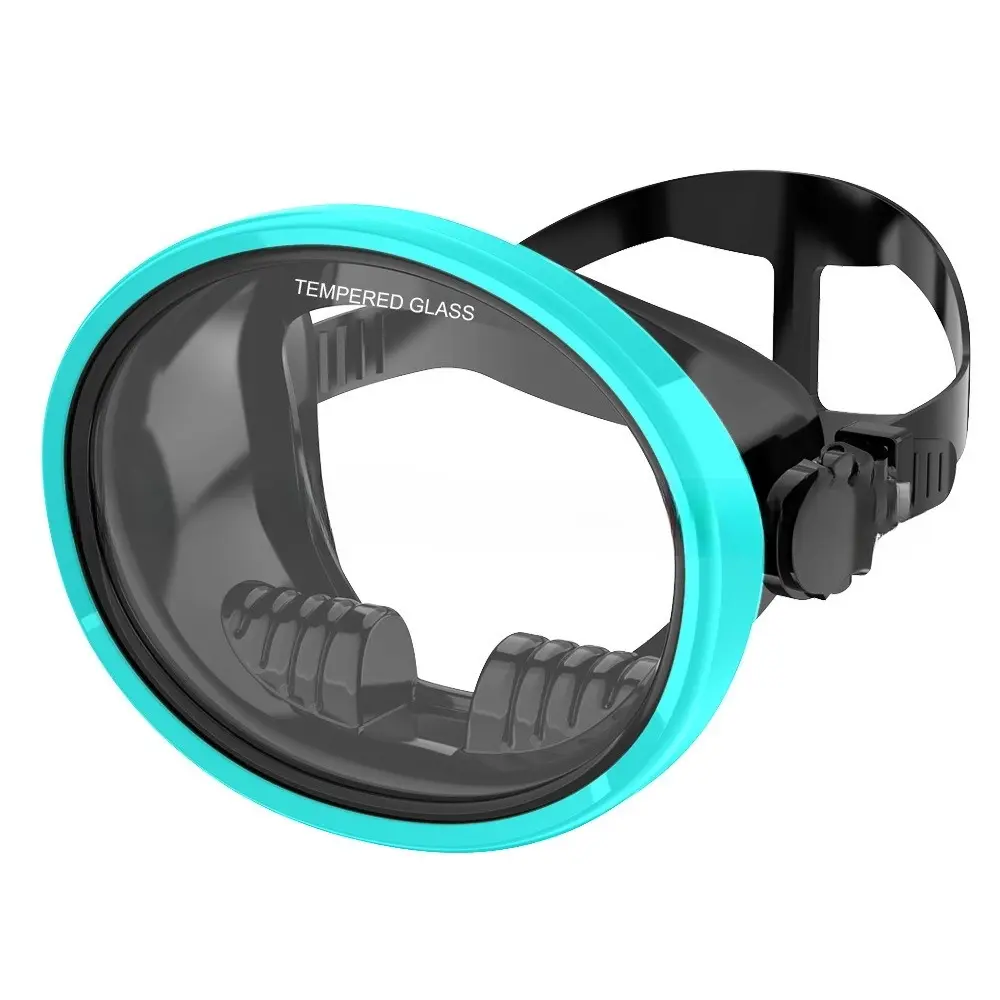 Waterproof Elliptical Snorkel Mask, Anti-Fog Large Frame Swimming Mask, Ideal for Swimming and Water Sports Training