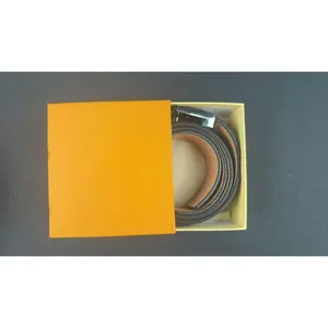 Classic Printed Unisex Belt, Versatile Fashion Accessory for Casual and Semi-Formal Wear, Includes Full Gift Box, Men's Accessories