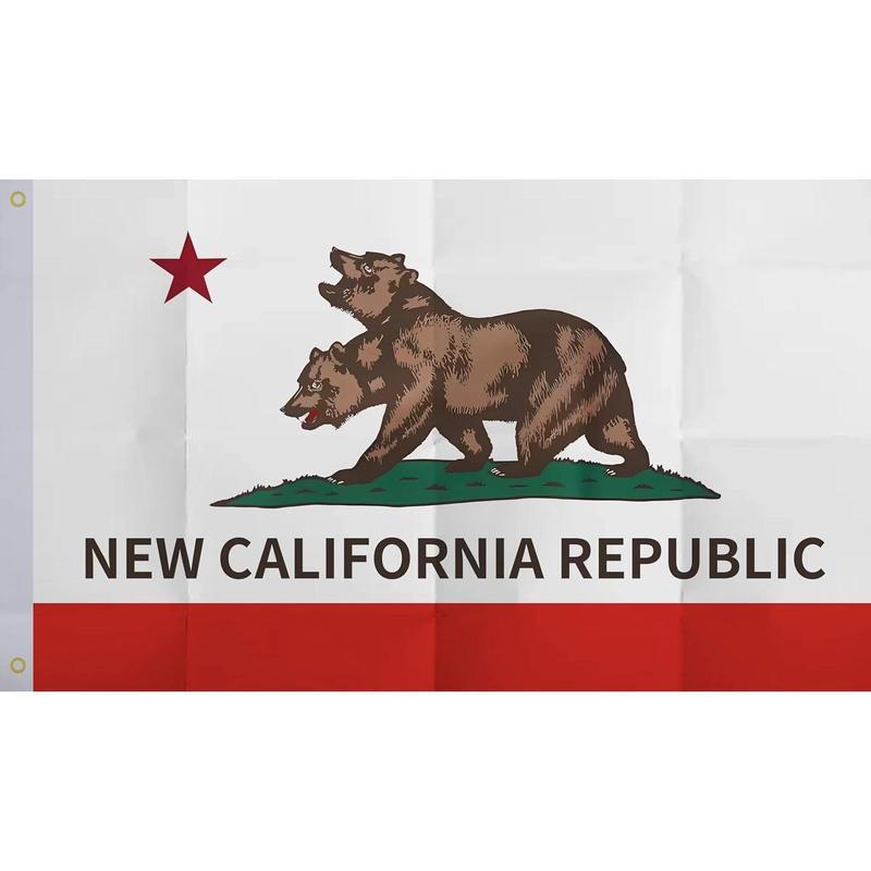 New,2025 3X5 Ft New California Republic Flag Outdoor Indoor,Fallout Ncr Flags For House Home College Dorm With Brass Grommets