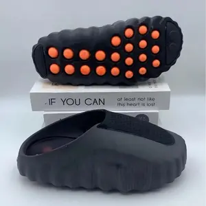 for 001 Comfortable and soft men's and women's massage casual shoes outdoor sports bag head slippers original box fast delivery