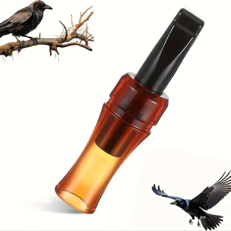 Portable Crow Call Whistle for Outdoor Hunting, Includes Mouthpiece, Ideal for Beginners and Professionals, 1pc Crow Lure Tool
