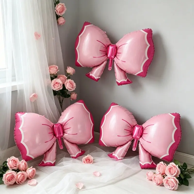 3pcs Large Butterfly Aluminum Balloons, Reusable, Durable, Perfect for Birthday Parties, Theme Events, Anniversary Celebrations, Kid Birthday Party Balloon