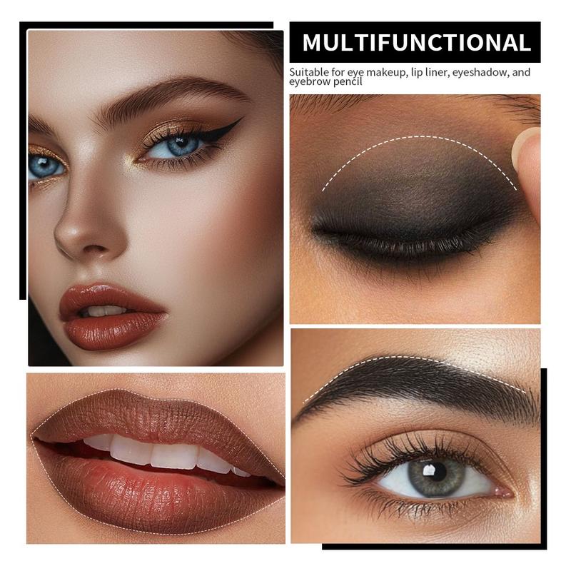 lakerain 2 Counts Long-Wear Gel Eyeliner Waterproof & Smudge-Proof, Creamy Gel Formula for Bold Lines, Precise Tip for Cat-Eye Gradient Looks, Multi-Use as Eyeshadow Brow Pencil, Multiple Shades, Ideal for All-Day Eye Makeup, Eye Makeup Products