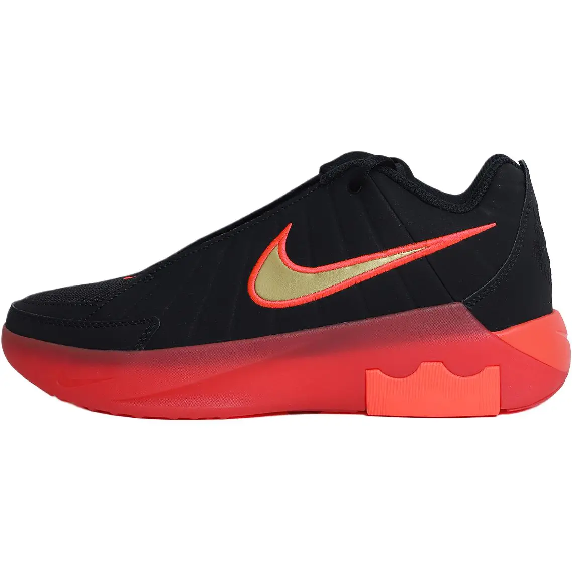 NIKE Men's Lebron Witness 9 GS Casual Trainers - 'Black Metallic Gold', Youth Sizes, Style Code HV2270-005