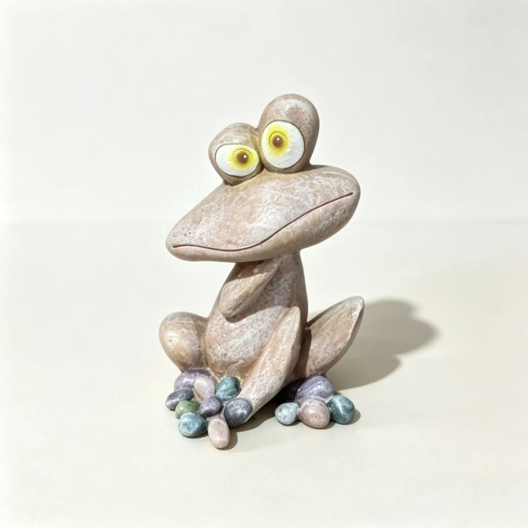 Creative Vintage Resin Frog Ornament, Outdoor Garden Courtyard Decoration, Desktop Home Craft Decor, 1pcs Unique Sculpture