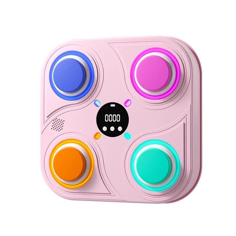 Electronic Kids Punching Game, LED Lights Music Boxing Target, Boxing Machine, Wall-mounted Fitness Toy with Adjustable Speed and Volume, Punching Equipment for Home