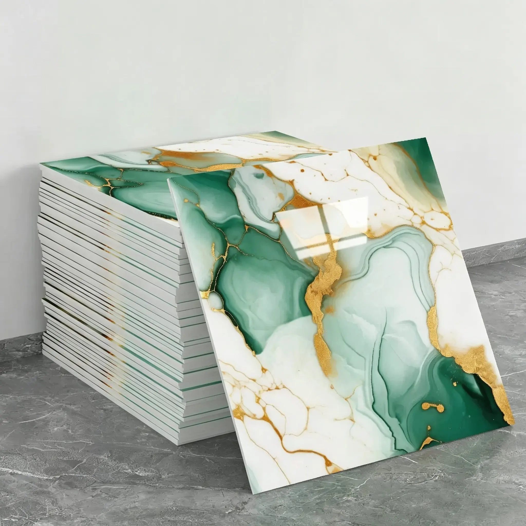 20 pieces of self-adhesive marble splash-proof wall panels, waterproof self-adhesive PVC decorative wall panels, size 11.8 inches × 11.8 inches, simple stick-on kitchen decoration stickers, Waterproof Wall Decals