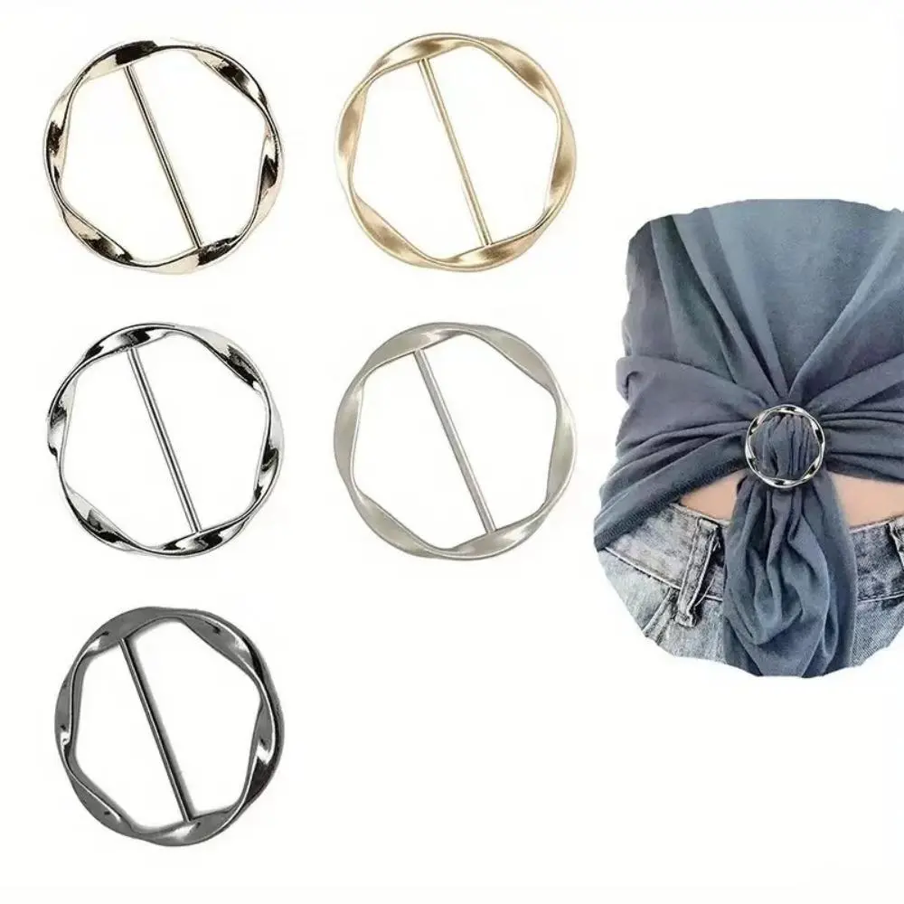 5-Pack Waist Cinch Clips, Casual Streetwear T-Shirt & Scarf Knotting Accessories for Craft Creators and DIY Sewing Projects