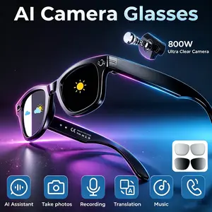 W610 Ai Smart Glasses, 800w Camera, Voice Recording, Video, Photo, Magnetic Charging, Music Player, Multilingual Ai Translation, Image Recognition