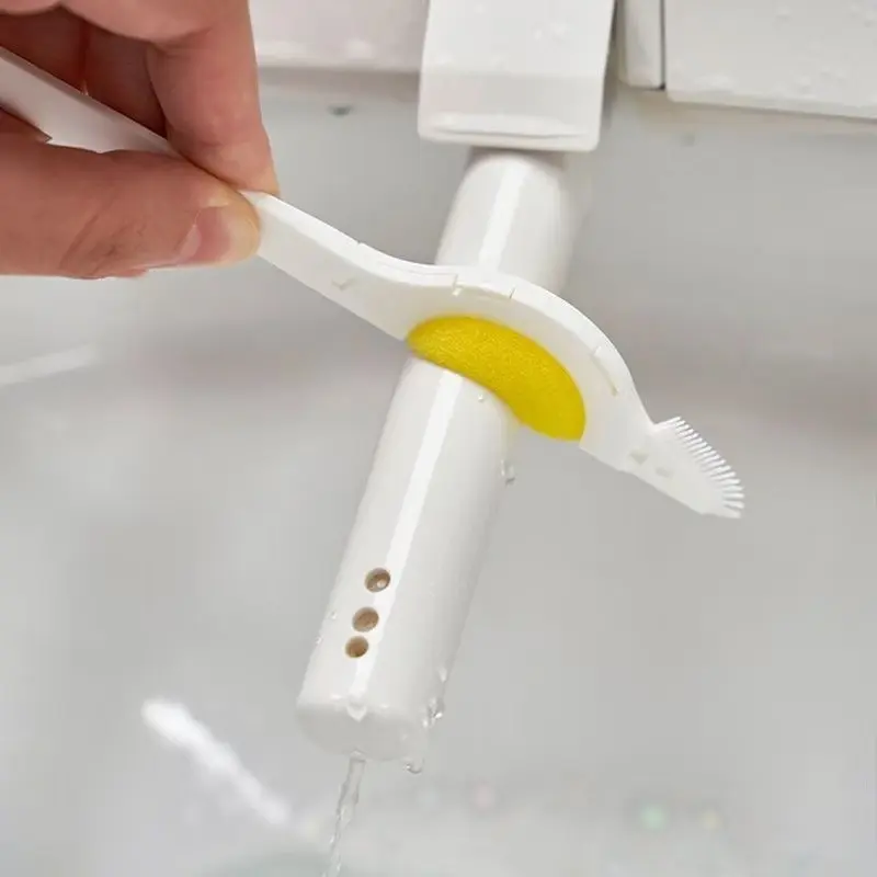 Smart Toilet Brush, Intelligent Toilet Nozzle Brush, Seat Bowl Nozzle Brush, Gap Slot Sponge Brush, Small Toilet Brush, No Dead Corners