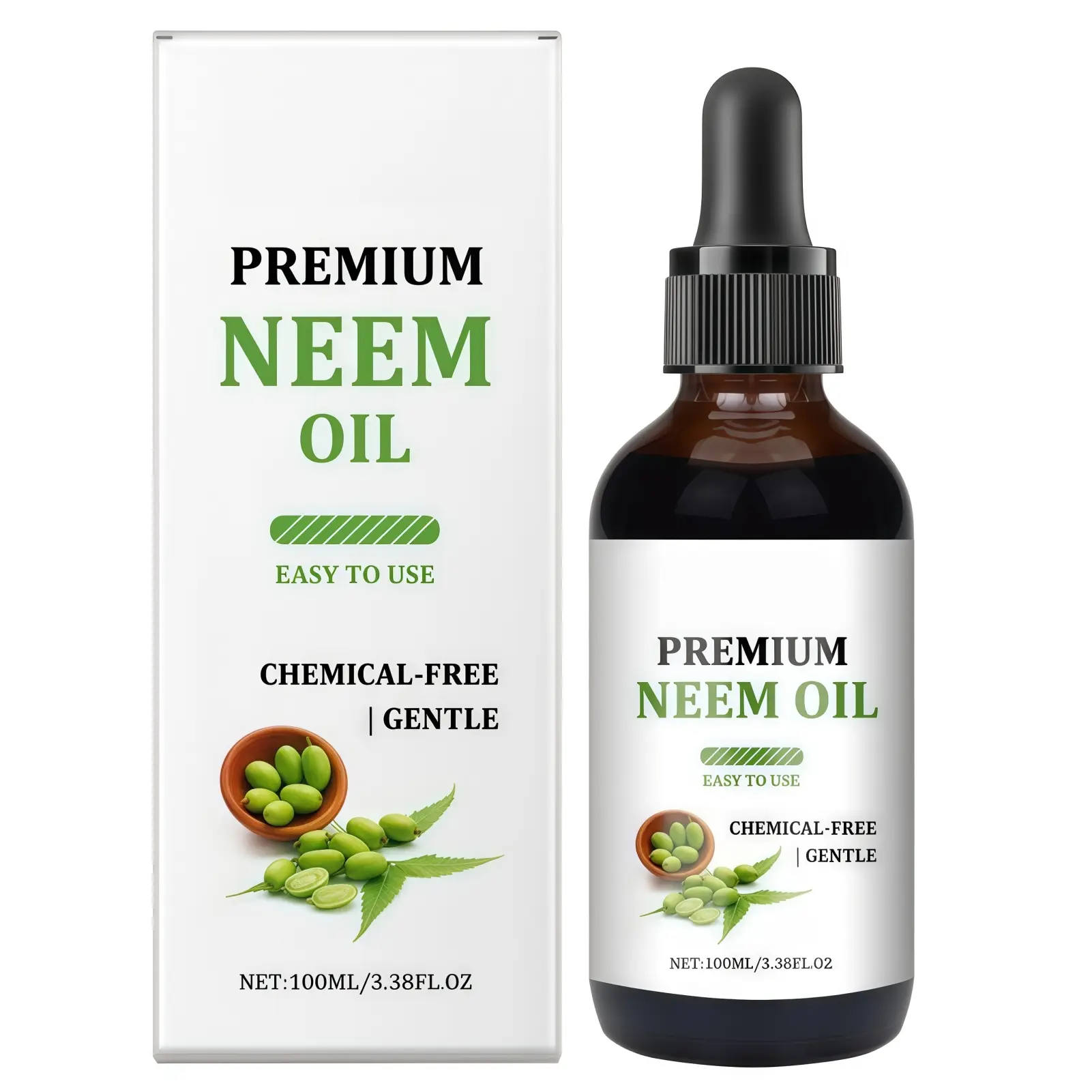 Neem Oil Care Essential Oil Nourishes Scalp Skin Care Nail Neem Oil Massage Oil Nourishes Skin