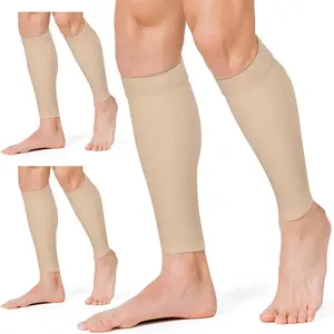 Calf Compression Sleeve  Women & Men Circulation (3 Pairs) 15-20 mmHg is Best Support  Running Cycling