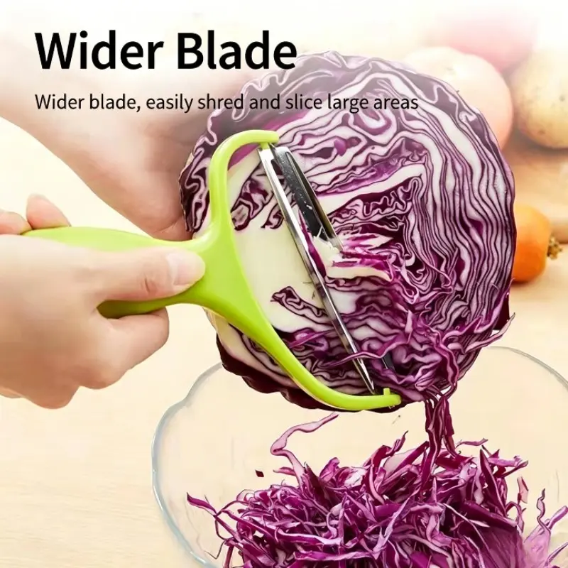 Cabbage Grater, Cabbage and Bok Choy Scraper, Multi-Functional Vegetable Cutter, Wide Mouth Grater, Kitchen Tool