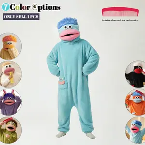 Adult Funny Onesie Blanket, Super Soft Plush Hooded Home Blanket, Includes Robe and Comb, Perfect for Movie Night, Family Entertainment