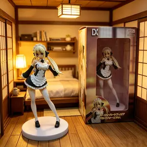 One Piece Fairy Tail Lucy Heartfilia Figure, Maid Outfit Ver. with Blonde Twin Tails， Lucy Heartfilia Collectible Statue, Maid Form with Premium Paint Finish，Anime Fairy Tail Lucy Figure, Elegant Maid Form for Desk Display