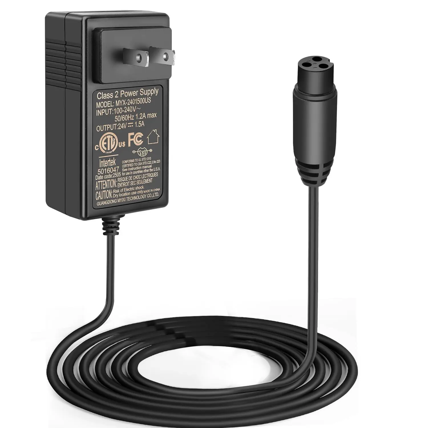 EGK 24V Replacement 6.6FT Charger Cable for Razor MX350 MX400 E300 E200 E150 E125 E100 Scooter, Dirt Bike, Quad ATV, Pocket, Sports Mod, Motorcycle, Go Kart, Electric Battery Adapter Power Cord