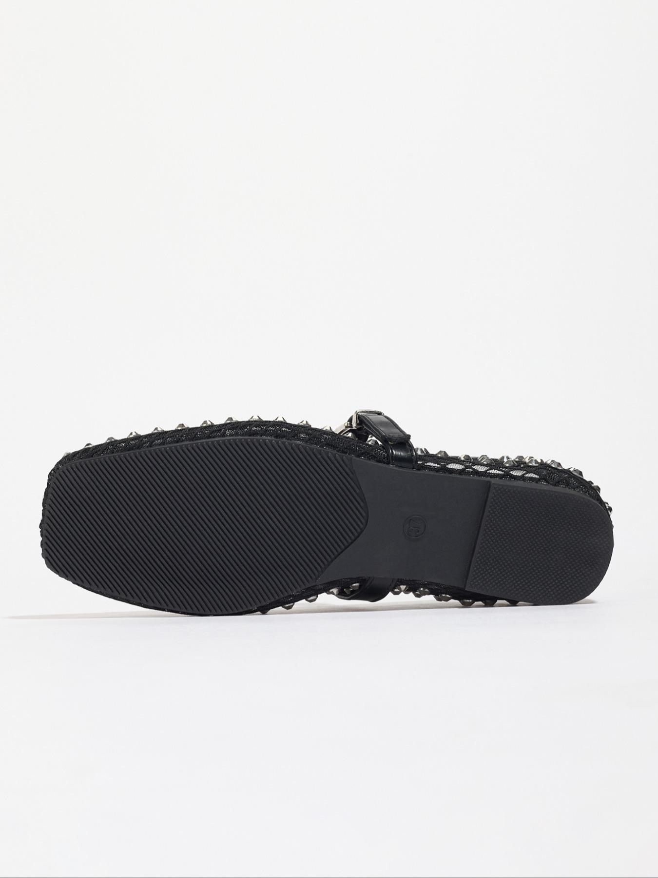 Women's Fashionable Studded Decorated Ballet Flats, Elegant Comfortable Flat Shoes for Daily Wear, Casual Trendy Shoes for Women & Girls, Running, Ballerina Flats Shoes