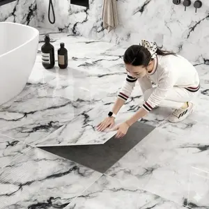 20 pieces of thickened self-adhesive foam tiles, tile stickers, Decorative stickers, portable for installation, easy to peel and stick, cuttable and easy to clean, peel-and-stick wallpaper design, suitable for home decoration
