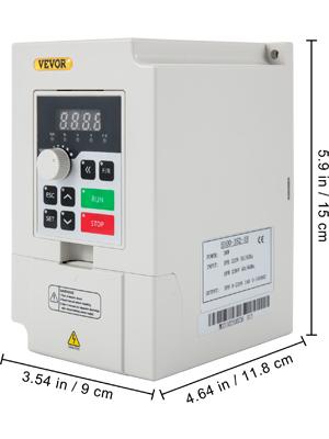 Spring new arrivals VFD 3KW 220V 4HP, 1 or 3 Phase Input, 3 Phase Output Variable Frequency Drive, AC 14A 0~1000HZ CNC Motor Inverter Converter for Motor Speed (RS485)