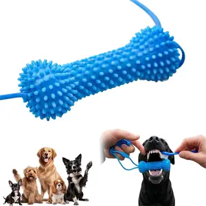 Dual-Action Canine Dental Prop, Dog Dental Chew Toy for Easier Teeth Brushing, Pet Oral Care for Small, Medium and Large Dogs