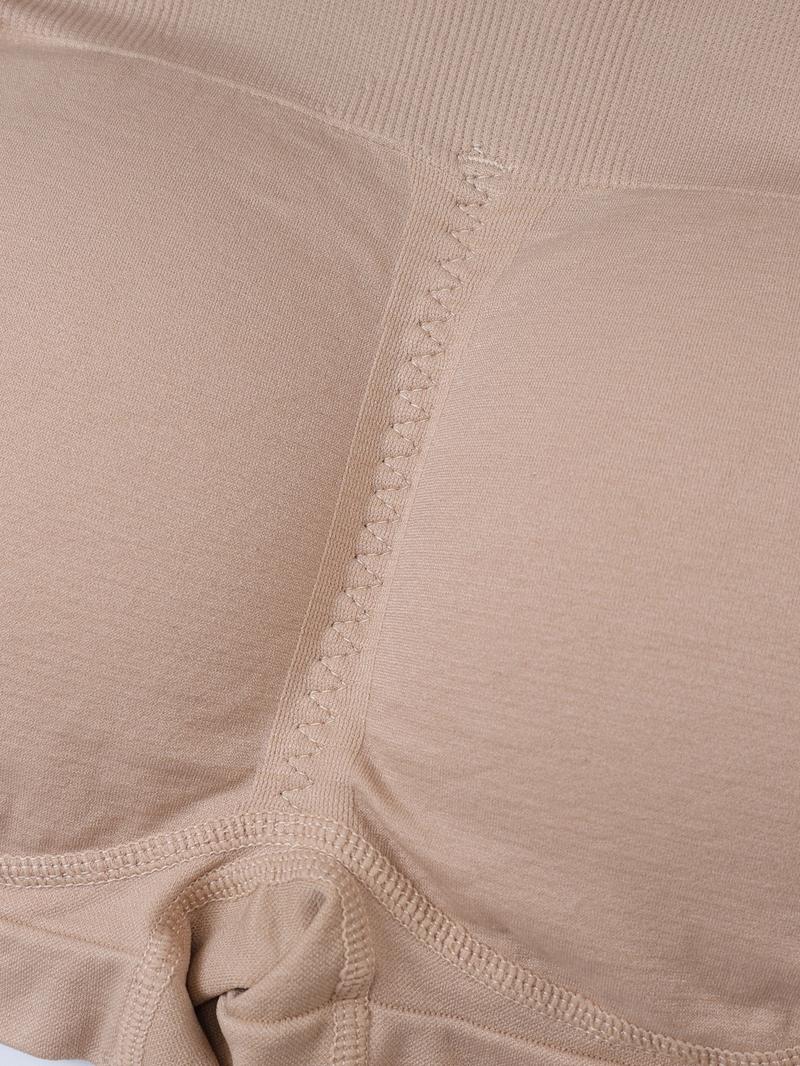 Women Butt Lifting Padded Seamless Shapewear Shorts, Hiigh-Waist Tummy Control Pants, Comfortable Tight Fitness Pants With Removable Sponge Pad,Anti-Sagging Briefs,Butt Booster, Bottom Lifting Panties, Stretch Underpants, Sexy Buttock Enhancer