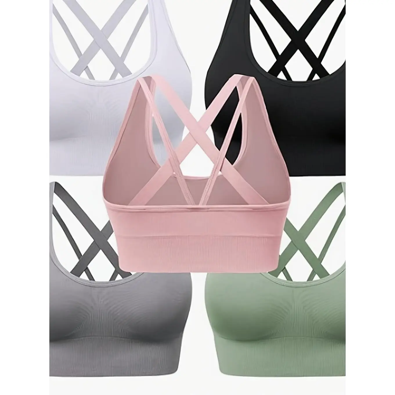 5pcs Backless Bras   5pcs Backless Bras   5pcs Backless Bras    (Note: The translation retains the repetition of "5pcs Backless Bras" to match the text's structure.)
