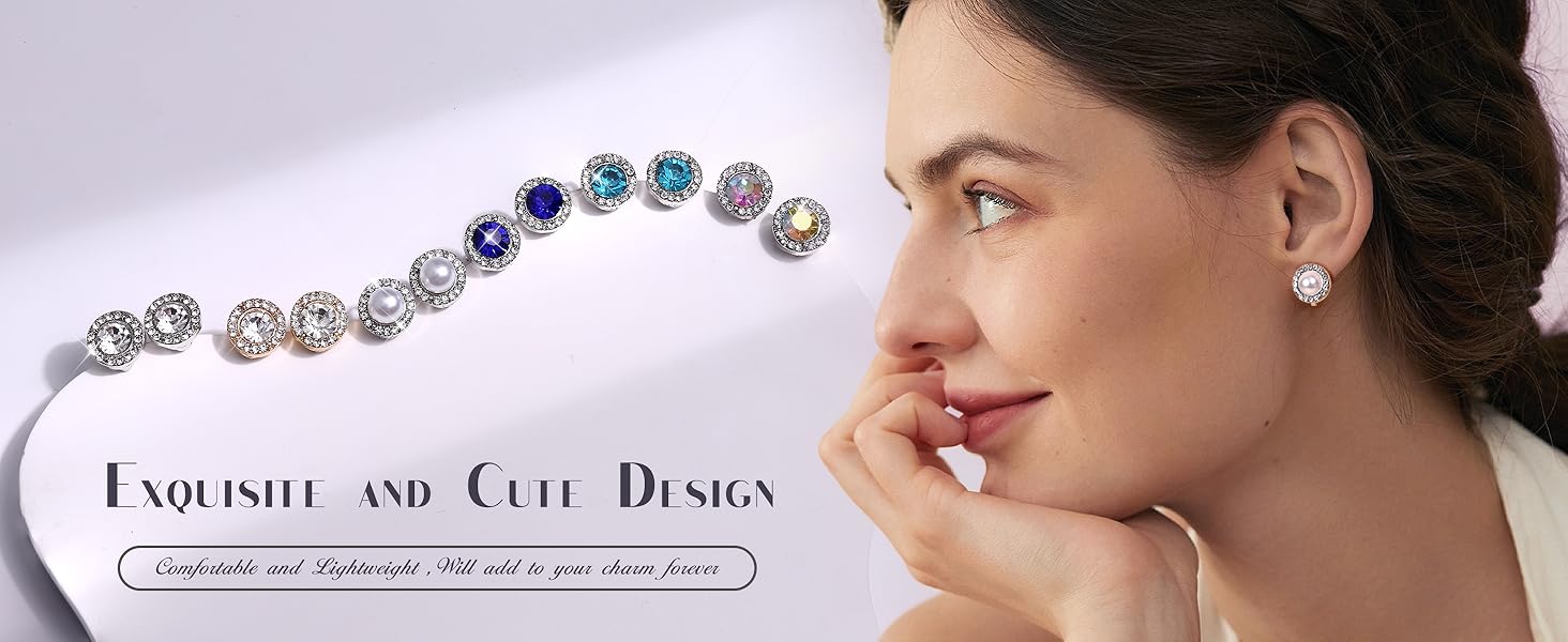 MILACOLATO Elegant Clip on Earrings for Women Crystal Wedding Earrings Clip on Rhinestone Dance Competition Stage Opera Performance Earrings Formal Earrings for Brides Bridesmaids Non Pierced Jewelry MILACOLATO Elegant Clip on Earrings for Women Crystal Wedding Earrings Clip on Rhinestone Dance Competition Stage Opera Performance Earrings Formal Earrings for Brides Bridesmaids Non Pierced Jewelry