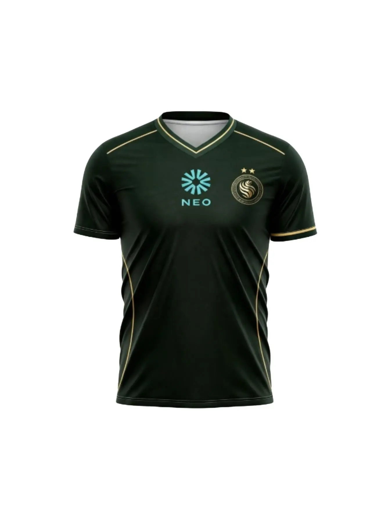 2026 Esports Training Gear, Fan Favorite Jersey, Men's 3D Print V-Neck Short Sleeve T-Shirt, Breathable Quick-Dry, Unisex Outdoor Fashion