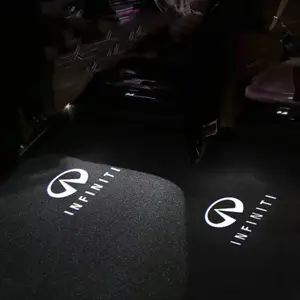 Car LED Logo Projector, Phantom Welcome Light, Compatible with Infiniti G37 G25 Q50 Q60 Q70 Qx50 Qx80 M25 Fx37 Fx50 Accessories