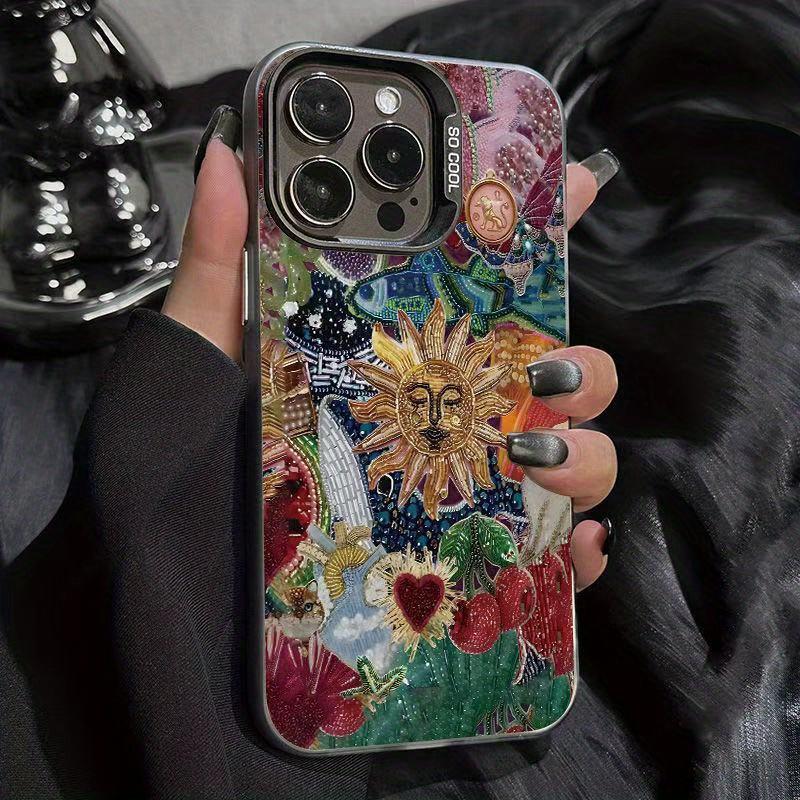 Cherry Sunshine Pattern Phone Case for iPhone 17 16 Pro Max 16 Plus 15 Pro Max 14 13 12 11 Max Protective Stylish Smartphone Cover Screen Protector Cellphone Protection