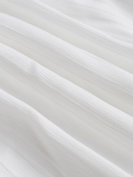 1 piece white bow Valentine's Day date sweet casual dress skirt