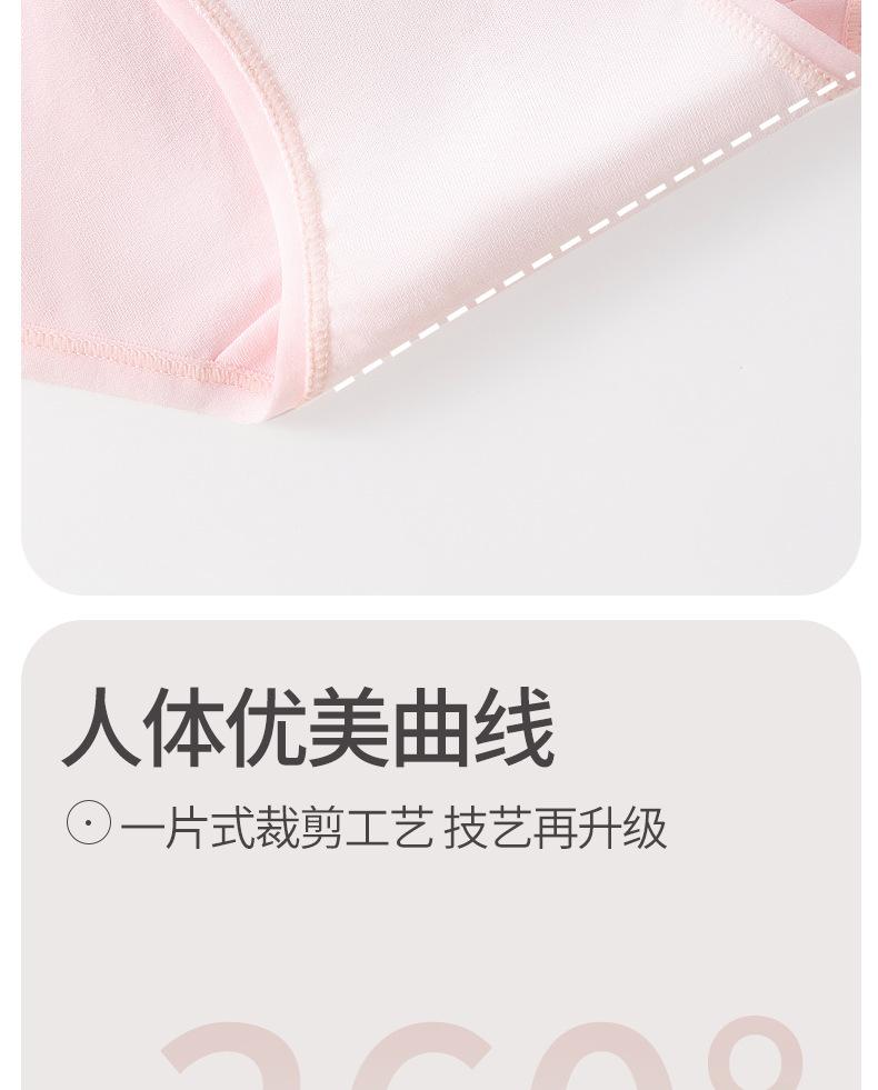 Women's pure cotton underwear, women's pure cotton underwear with extended crotch, plus size women's underwear, student girl's briefs