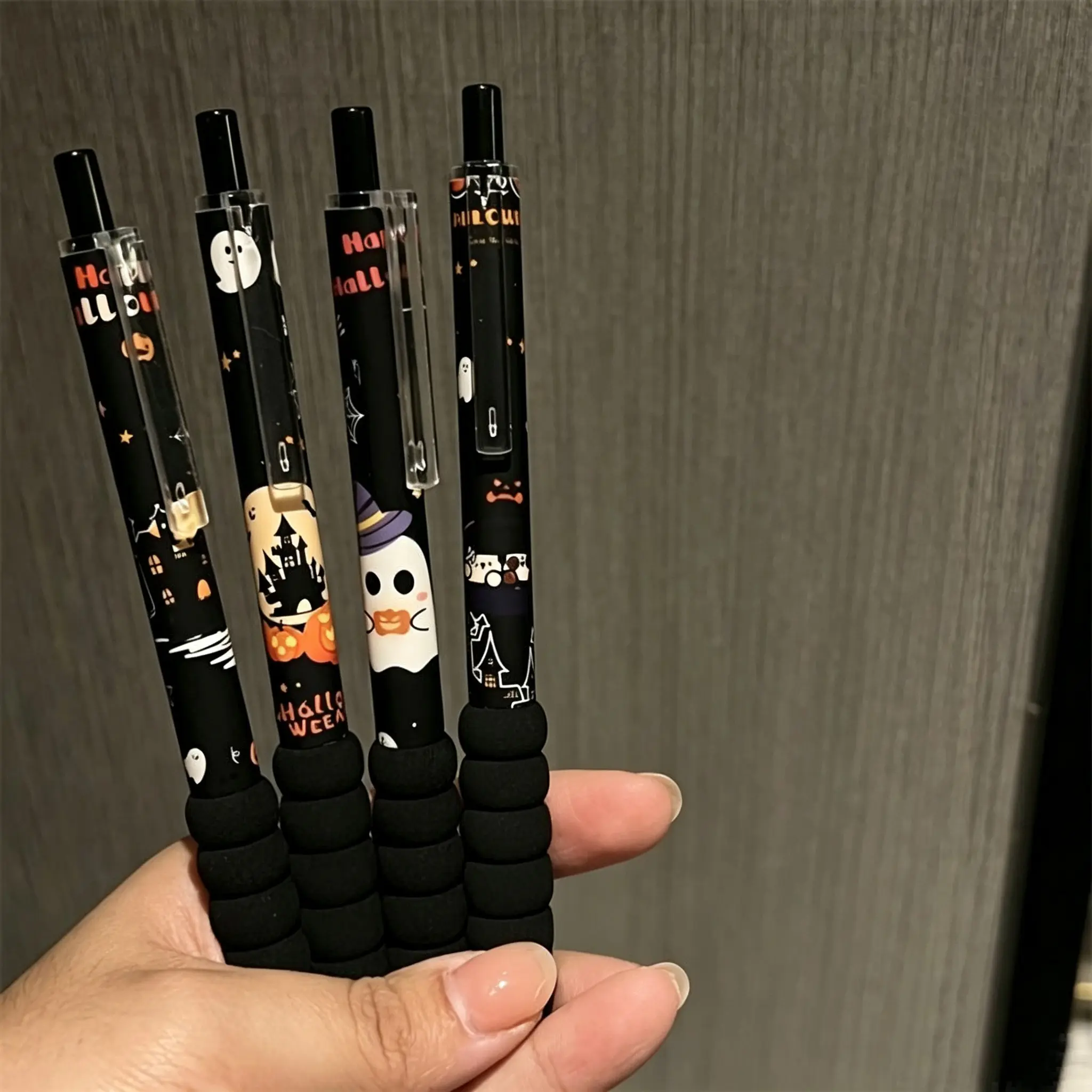 4Pcs Wizard Party Gel Pens Halloween Celebrations Decoration Pens Gel Pen Set