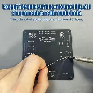 Car Driving Simulation Soldering Practice Kit, Electronics Project Solder Project Kit for High School & College Students Learning