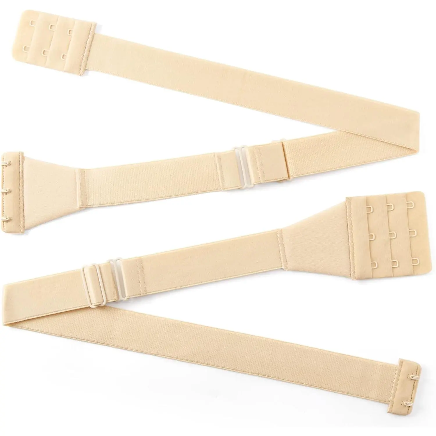 Low Back Bra Converter, Adjustable Bra Strap Extender, Backless Bra Extenders with 2,3 Hooks(Gift)
