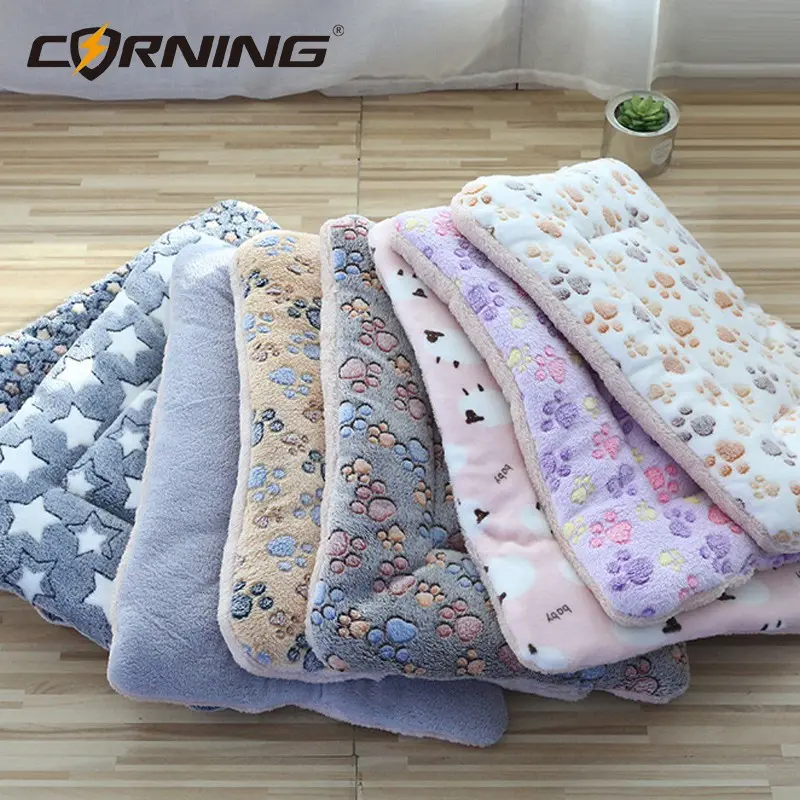 New Dual-Sided Pet Blanket, Thick Warm Pet Bed for Autumn Winter, Universal Cat Dog Pad, Four-Season Pet Mat, Cozy Pet Sleeping Bag, Puppy Bed
