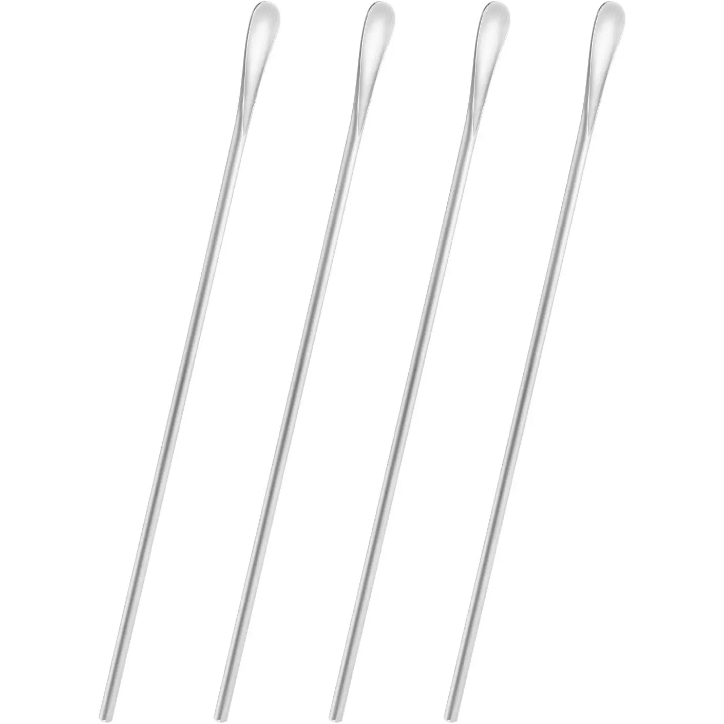 10 inch/258mm Stainless Steel Long Coffee Spoon Stirring/Stir Stick,Drink Stirrer Mixing Spoon,Coffee Stirrer  Stick ,Long Skinny Teaspoon Stirring,Iced  Spoon,Bar Spoon