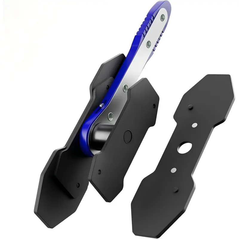 Brake Caliper Compression Tool with 2 Large Steel Plates, 360 Adjustable for Single, Dual & Four Piston Calipers