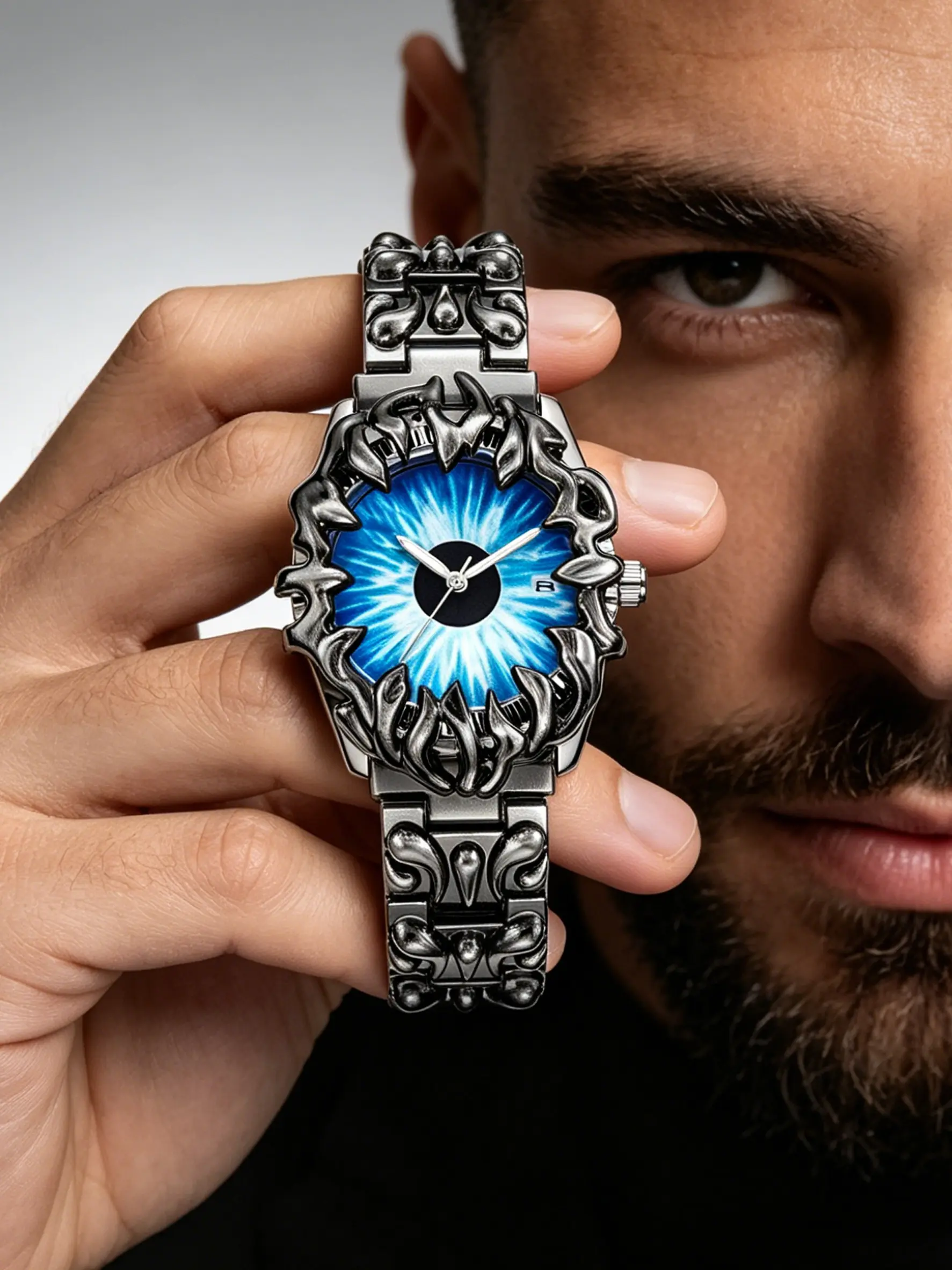Men's Quartz Watch, Cat Eye Dial, Fashion Business Style, Calendar Function, Night Light Display, Ideal Gift for Friends, Valentine's Day, Father's Day, Halloween
