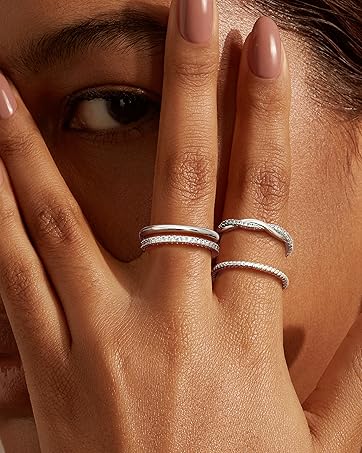 Florideco Stackable Gold Rings for Women Non Tarnish Dainty 14K Gold Plated Stackable Thin Rings Cubic Zirconia Thumb Ring Set Trendy Statement Promise Wedding Bands Engagement Rings for Women Size 5-10 Florideco Stackable Gold Rings for Women Non Tarnish Dainty 14K Gold Plated Stackable Thin Rings Cubic Zirconia Thumb Ring Set Trendy Statement Promise Wedding Bands Engagement Rings for Women Size 5-10