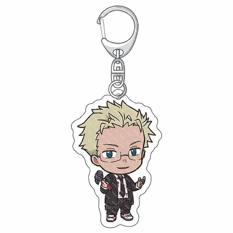 Fashion Anime Dorohedoro Keychain Cosplay Charm Keyring Acrylic Figure Key Chain Phone Pendant Halloween Decor Boy Girl's Party