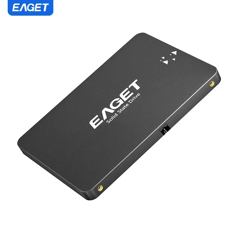 EAGET 1-Pack 2.5 inch SATA III SSD Internal, 120GB, Up to 530MB/s High Speed, Shock Resistant, PC Upgrade Drive for Laptops & Desktops, Ideal for Gamers & Office Users