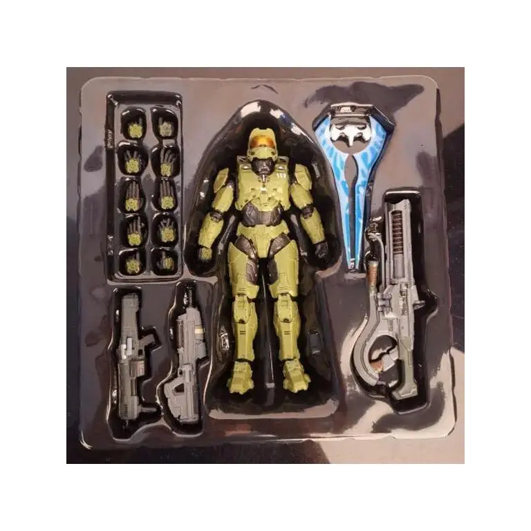 Master Solider Chief  PVC Action Figure Collectible Model Toy Cheap Sale