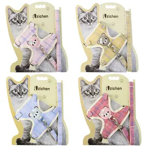 Vest-style cat leash, cat walking rope, special harness for small dogs, anti-escape harness