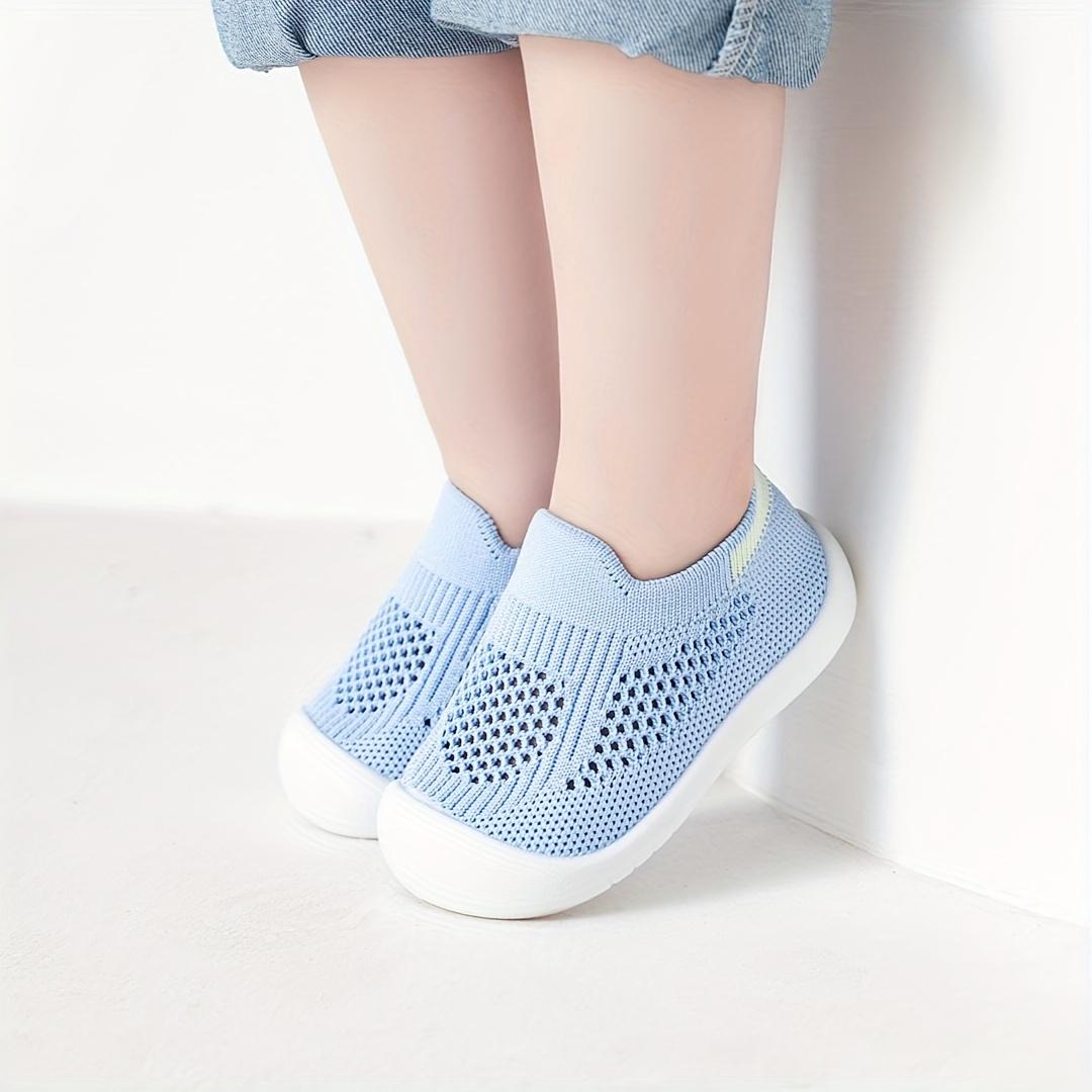 New(New)A Pair of Fashionable Breathable Mesh Solid Color Baby Walking Shoes, New Summer 2026 Style with Soft Anti-Slip Sole, 0-24 Months Slip On Toddler Training Shoes in Multiple Colors