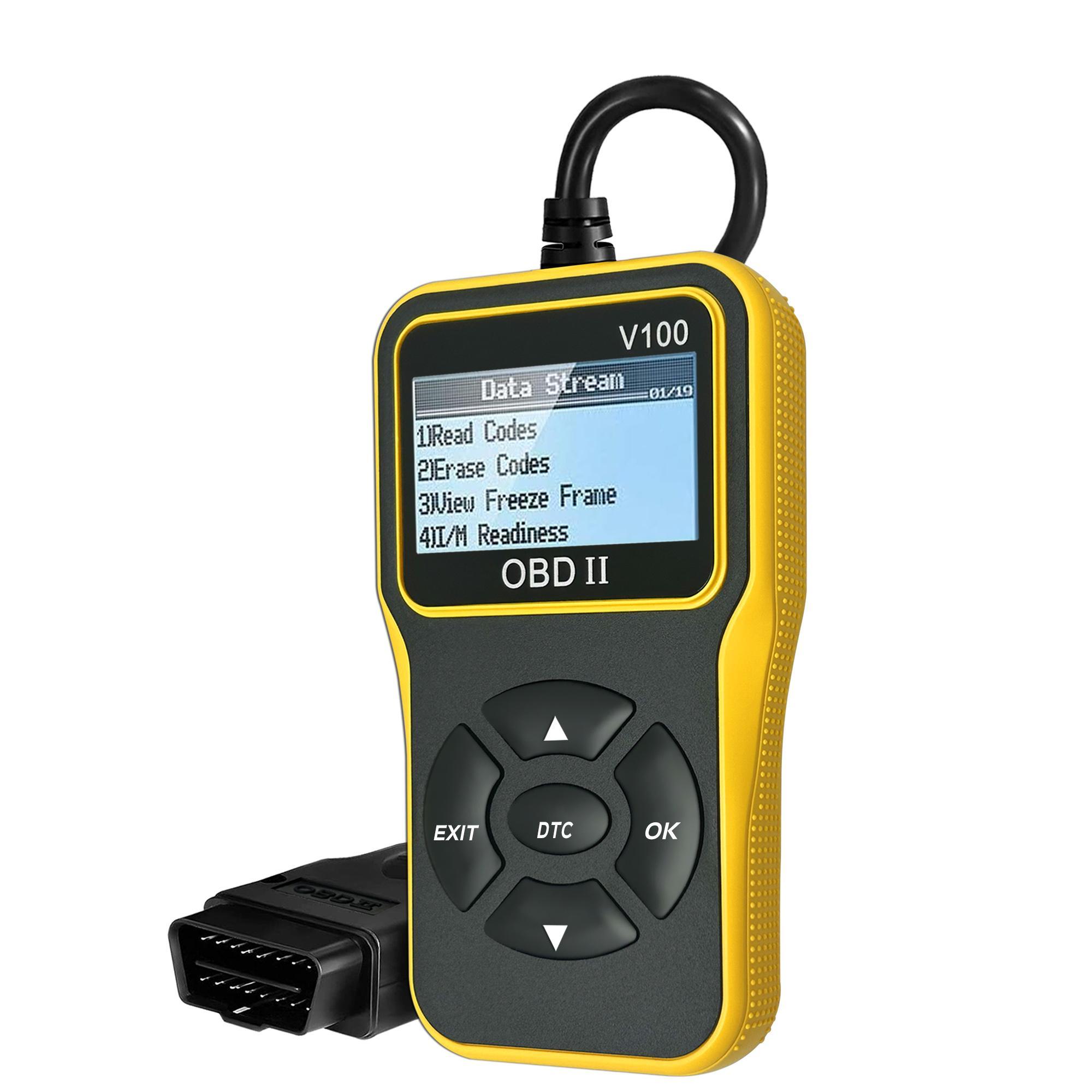 OBD2 Scanner Diagnostic Tool,Auto Check Engine Code Reader with Reset, Enhanced OBDII/EOBD Car Scan Tools